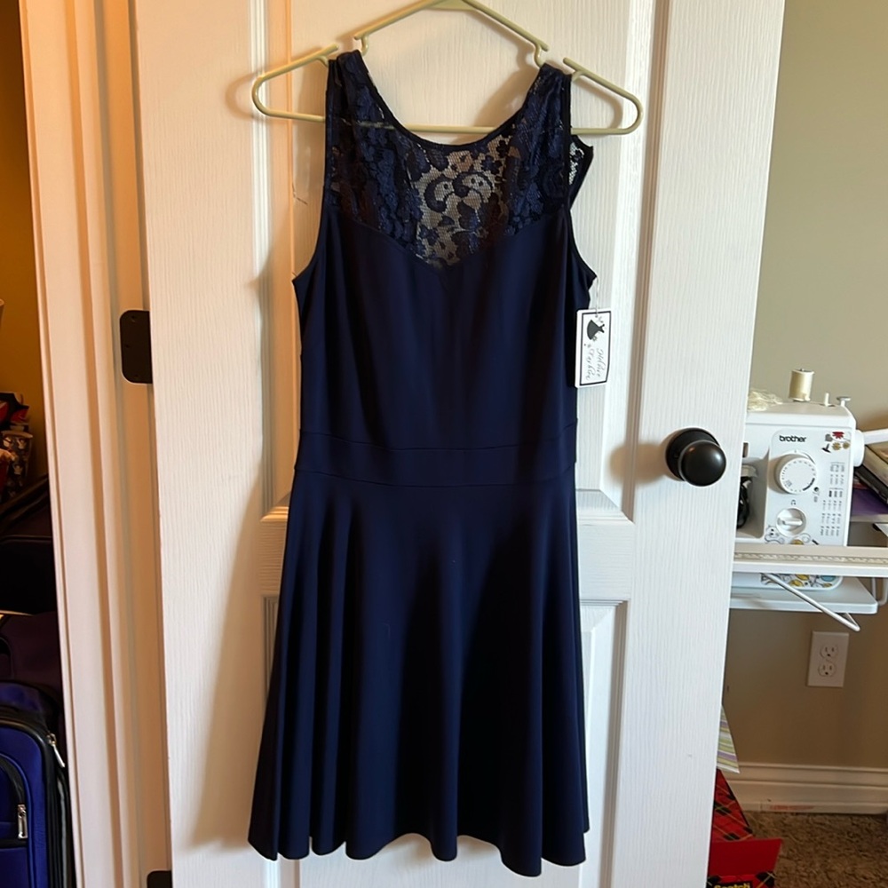 Navy blue dress